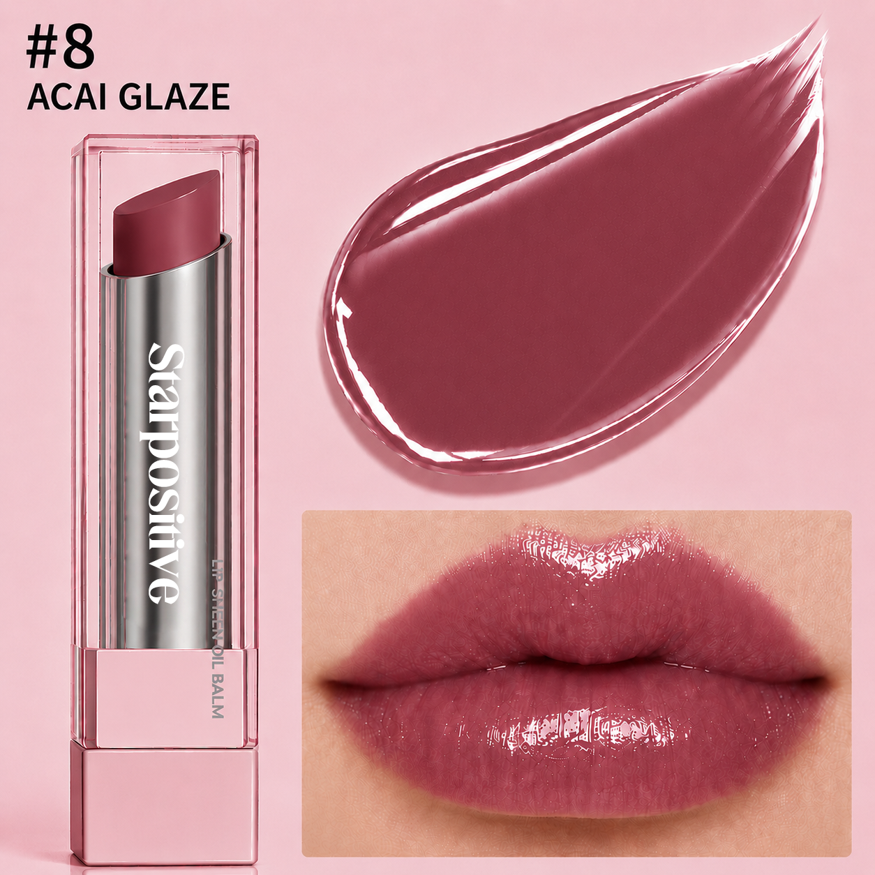 🔥Last Day Buy 1 Get 1 Free|Starpositive GLOW VEIL LIP SHEEN OIL BALM
