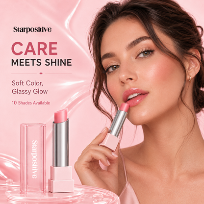 🔥Last Day Buy 1 Get 1 Free|Starpositive GLOW VEIL LIP SHEEN OIL BALM