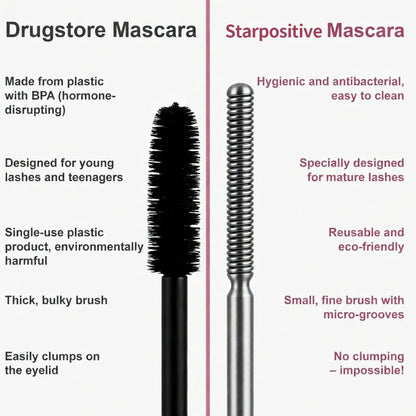 Starpositive® Waterproof Fibre Mascara💧  – Volume & Length without Clumping for Dramatic Moments