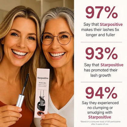 Starpositive® Waterproof Fibre Mascara💧  – Volume & Length without Clumping for Dramatic Moments