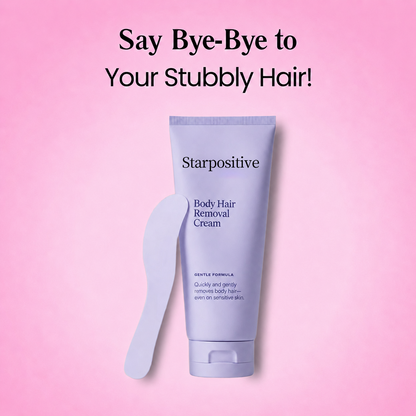 Starpositive Hair Removal Cream | Gentle 5-Minute Body Hair Removal