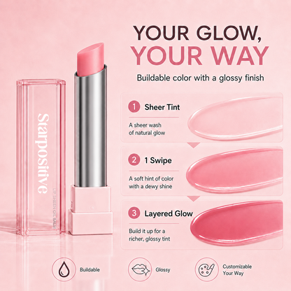 🔥Last Day Buy 1 Get 1 Free|Starpositive GLOW VEIL LIP SHEEN OIL BALM